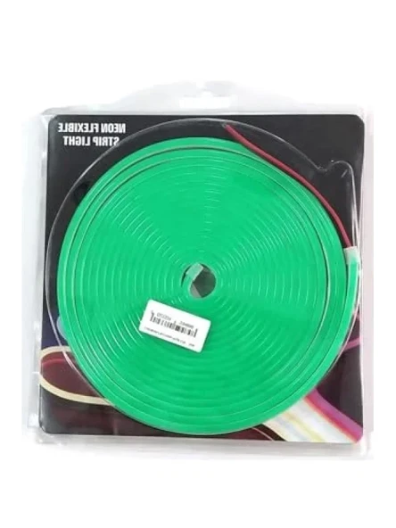 Yeşil Renkli LED Neon Flex - 6mm, 12V - 5m ürün görseli 1