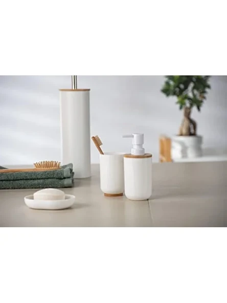 Sıvı Sabunluk, 330 ml Kapasiteli, Bambu Desenli - Resim 3