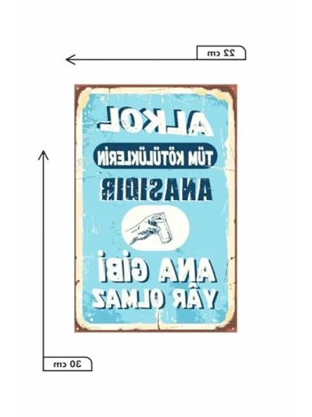 Ana Gibi Yar Olmaz Temalı Ahşap MDF Tablo - Resim 2