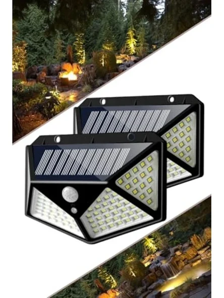 100 LED Güneş Enerjili Bahçe Lambası - Resim 2