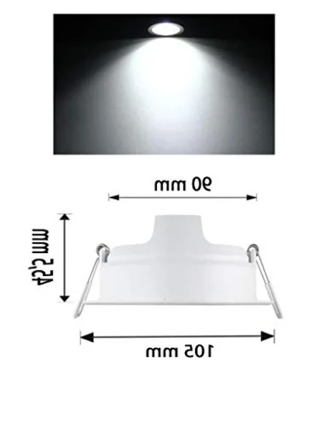 Recessed LED Aydınlatma - 5.5W 65K - Resim 2