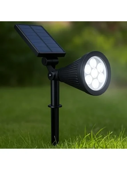 Güneş Enerjili 7W LED Bahçe Aydınlatma Lambası ürün görseli 1