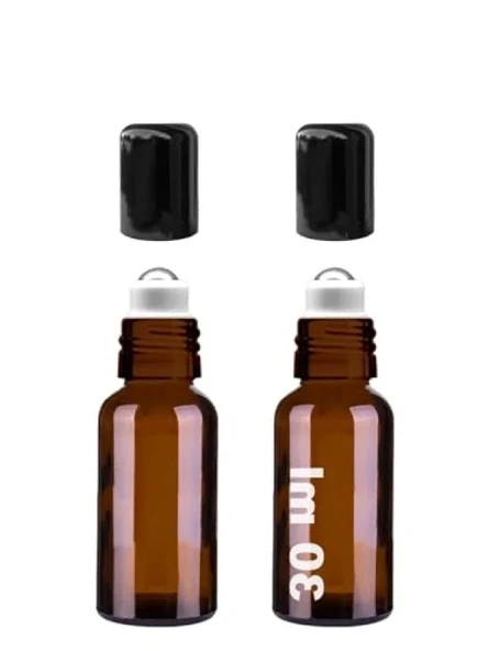 Sızdırmaz Çelik Roll On Şişe Seti, 30 ml, 2 Adet ürün görseli 1