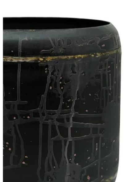 Metal Saksı - 33x30 cm - Resim 2
