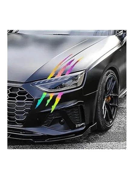 Hologram Pençe Araba Araç Oto Sticker Etiket Folyo ürün görseli 1