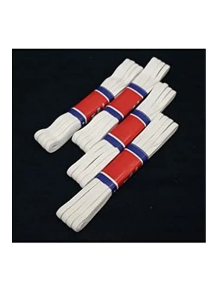 4 Adet 0.80 Cm Beyaz Bel Paça Don Lastiği Geniş Yassı Lastik 40 Metre ürün görseli 1