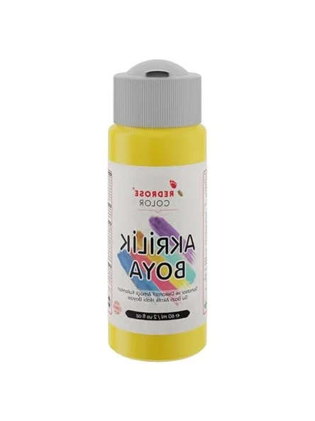 Akrilik Boya, Sarı Renk, 60ml ürün görseli 1