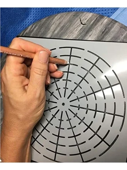 Teknik Şablon 20 cm x 20 cm Ölçülerinde ürün görseli 1