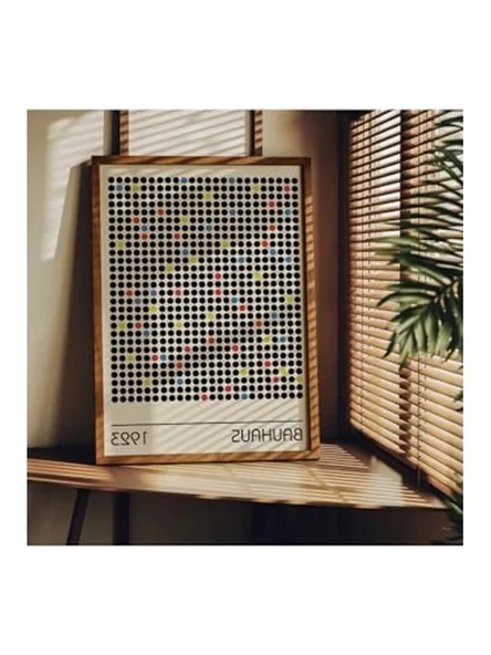 Modern Dekoratif Çerçevesiz Poster, 30 x 40 cm Bauhaus Temalı ürün görseli 1