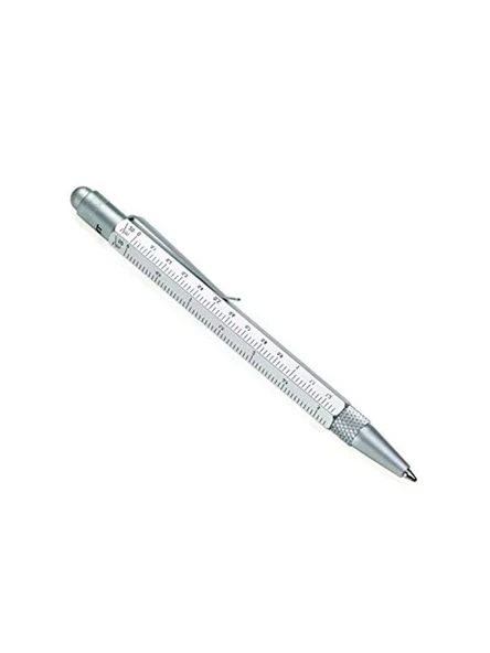 Mini Tükenmez Kalem, Şık Gümüş Renk, Pratik Kullanım İçin ürün görseli 1