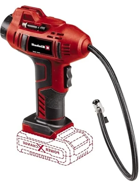 18V Akülü Hava Kompresörü, 11 Bar Basınç ve 60 cm Hortum ile ürün görseli 1