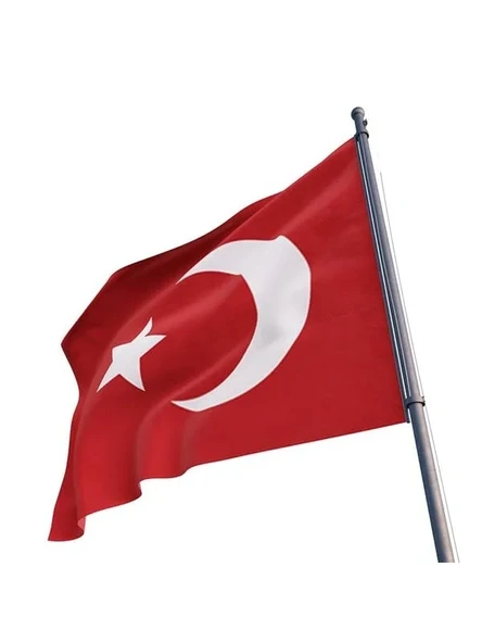 Kancalı Türk Bayrağı, 70x105 cm Ölçülerinde ürün görseli 1