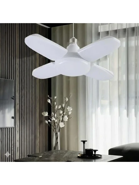 30 Watt 4 Kollu Pervane Led Ampul, Katlanabilir Tavan Lambası ile Enerji Tasarrufu ürün görseli 1