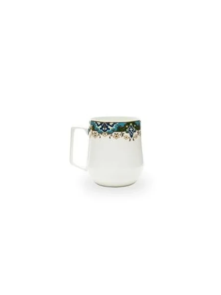 EVALIZA Çini Desenli Seramik Mug 350 ml Renkli Geleneksel ürün görseli 1