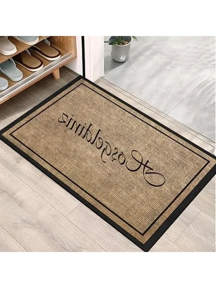 Modern Kapı Önü Paspası, 40x60 cm Ölçüsünde Hoşgeldin Desenli ürün görseli 1