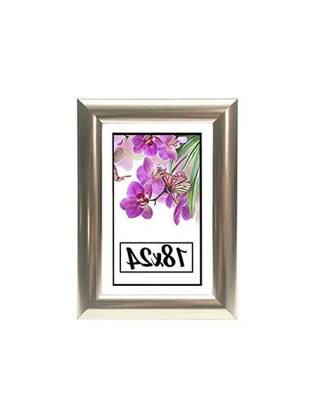 18x24 cm Gümüş Renkli Dekoratif Resim Çerçevesi ürün görseli 1