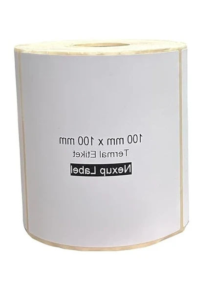 Termal Etiket, Barkod ve Adres Yazımı İçin 100x100 mm Boyutunda ürün görseli 1