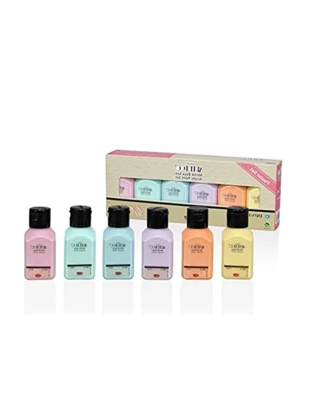 Pastel Renklerden Oluşan 6x75ml Akrilik Boya Seti ile Sanat Uygulamaları ürün görseli 1