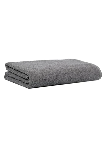 Gri Pamuklu Basic Banyo Havlusu, 90x150 cm Ölçülerde Konfor Sağlar ürün görseli 1