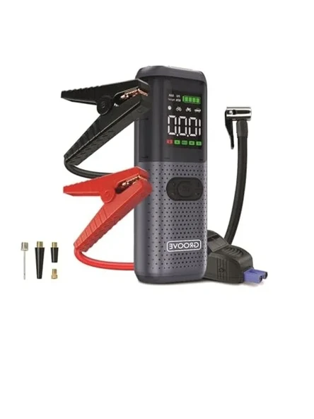 Taşınabilir 24400mAh Jump Starter ve Lastik Şişirme Kompresörü ürün görseli 1