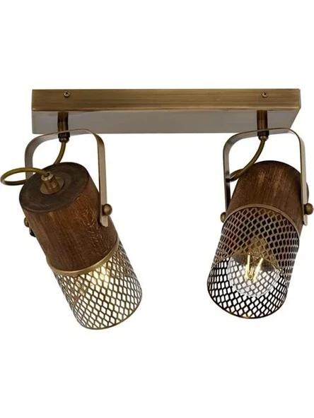 Modern Metal Avize, E27 Ampul ile 32x25 cm Ölçü - Resim 2
