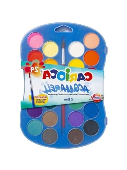 30 mm Fırçalı Sulu Boya, 24'lü Set ürün görseli 1