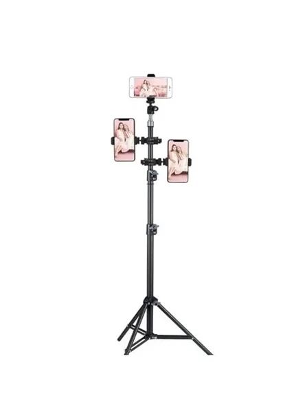Yüksekliği ve Açı Ayarlı Çekim Tripodu, 2.1 Metre Uzunluk ürün görseli 1