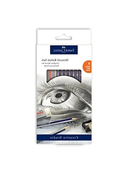 Dereceli Çizim Seti, Goldfaber Kalemler ile, Doğal Malzeme ürün görseli 1