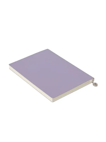 Lila Renkli Esnek Kapak Çizgili Defter, 14.8x21 cm ürün görseli 1
