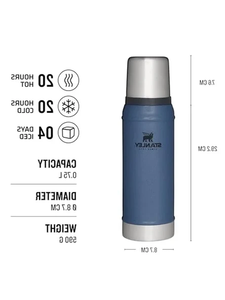 0.75 Litre Kapasiteli Paslanmaz Termos, Kullanışlı Tasarım - Resim 2