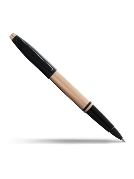 Cross Calais Rollerball (Hediye Kutusu Dahil) Pembe Altın/Siyah ürün görseli 1