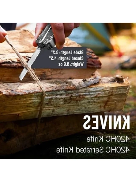 Coyote Tan Renkli Çok Amaçlı Multitool, Kullanışlı - Resim 2