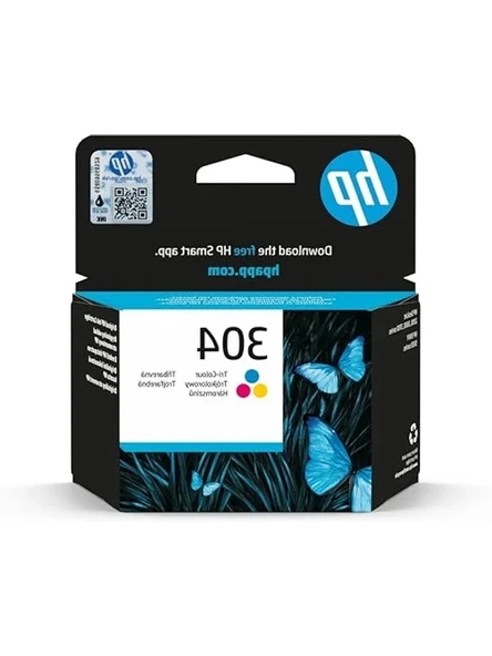 HP N9K05AE 304 Üç Renkli Mürekkep Kartuşu ürün görseli 1