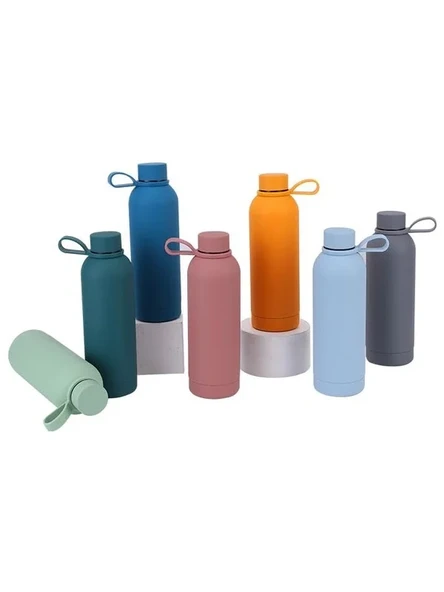 750 Ml Kapasite Kırmızı Çelik Termos, Dayanıklı ve Pratik ürün görseli 1