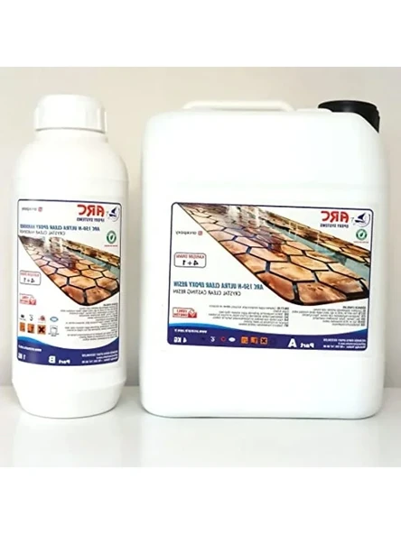 Ultra Şeffaf Döküm Tipi Parlak Epoksi Reçine, 5 kg Set ürün görseli 1