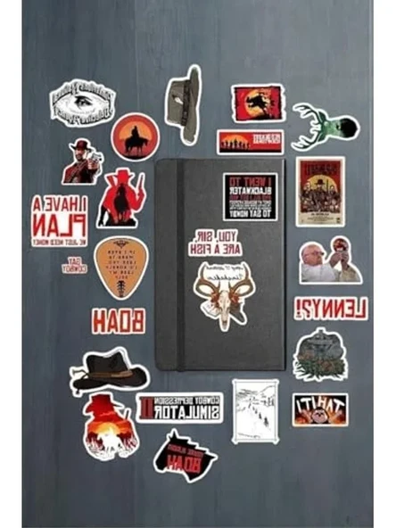 3D Yüzüklerin Efendisi Temalı Sticker Paketi - Yaratıcı Etiketler ürün görseli 1