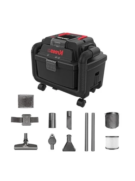 20 Volt 250W Flexi Esnek Hortumlu Şarjlı Islak/Kuru Süpürge ürün görseli 1