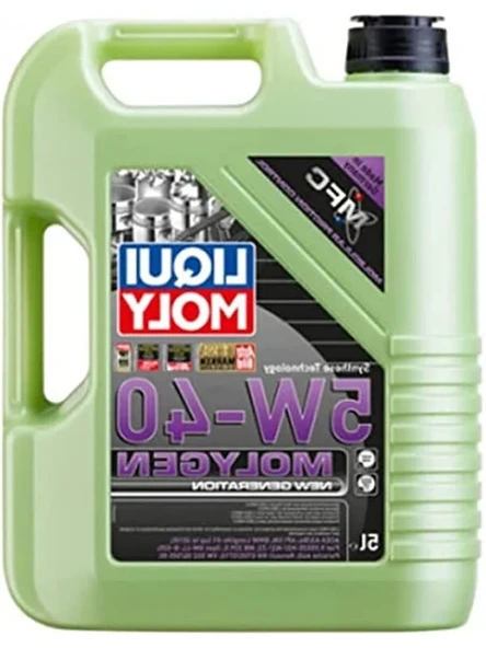 5 Litre Molygen Yeni Nesil 5W-40 Otomotiv Bakım Ürünü ürün görseli 1