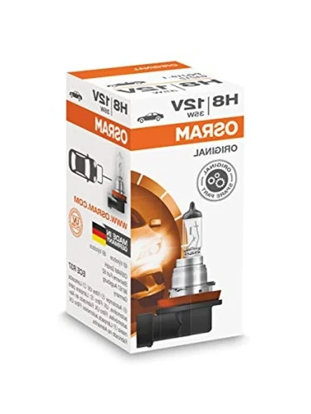 Osram H8 12V 35W Ampul, Enerji Sınıfı A, Yüksek Performans ürün görseli 1