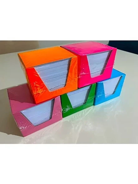 10 Paket Küp Not Kağıdı, 8x8 cm Boyutunda, 1 Hamur Kalite ürün görseli 1