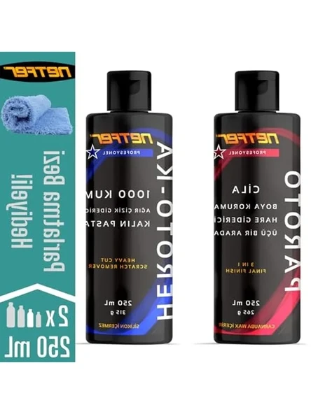 2'li Kalın Pasta Cila Seti, 2x250 mL Boyutunda - Resim 2