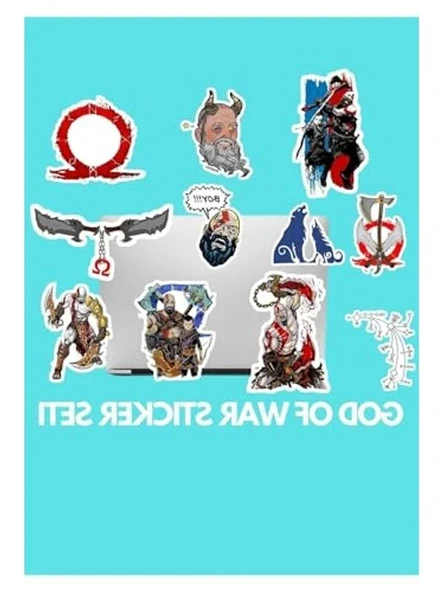 God Of War Sticker Seti - Resim 2