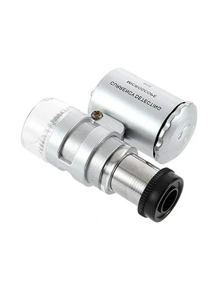 Ledli Mini Büyüteç 60X - Resim 2