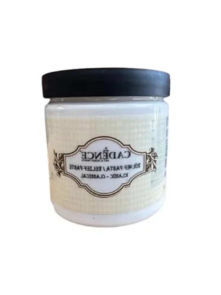 Klasik Beyaz Rölyef Pasta 850 Gr Tek Ebat ürün görseli 1