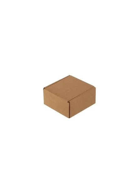 Kilitli E-Ticaret Karton Kargo Kutusu, 100 Adet, 8x8x4 cm ürün görseli 1