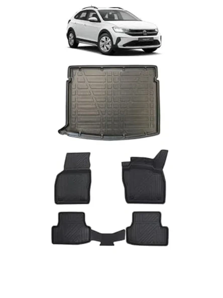 Volkswagen Taigo 2025 Model İçin 5D Premium Havuzlu Paspas ürün görseli 1