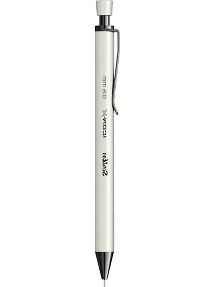 Beyaz 0.5 mm Metal Versatil Kalem, Şık Tasarım ürün görseli 1