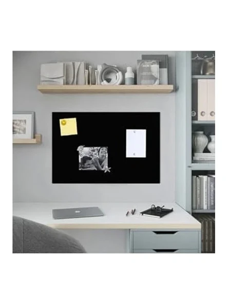 Siyah Metal Magnet Panosu, Dekoratif Mıknatıslı 50x70 cm ürün görseli 1