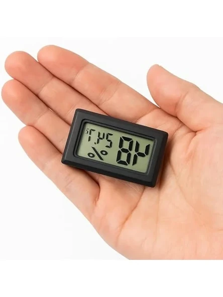 Dijital LCD Nem ve Sıcaklık Ölçer, Mini Termometre ürün görseli 1