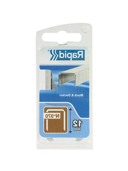 Zımba teli Tip 970, 12 mm Zımba, 672 Adet, Düz Tel Kıskaç, Black & Decker El ve Elektrikli Zımba için ürün görseli 1